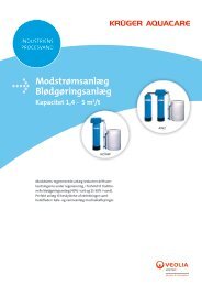 Kapacitet 1,4-5 m 3 /t (PDF) - KrÃ¼ger A/S