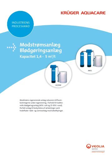 Kapacitet 1,4-5 m 3 /t (PDF) - KrÃ¼ger A/S