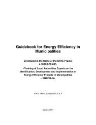 Guidebook for Energy Efficiency in Municipalities