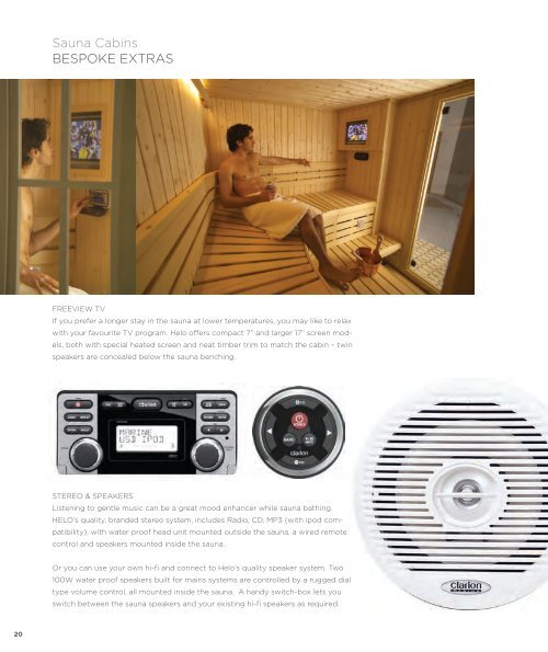 SAUNA CATALOGUE 2011