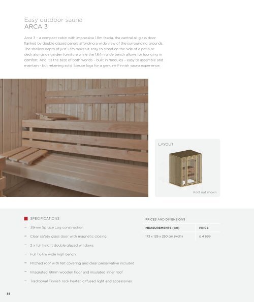 SAUNA CATALOGUE 2011