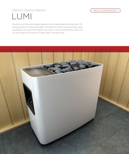 SAUNA CATALOGUE 2011