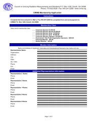 CIRMS Membership Application