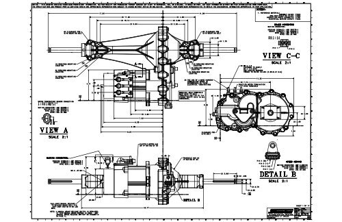 Hydro-Gear SMARTEC LT Transaxles Drawing - BIBUS France