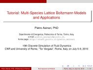Tutorial: Multi-Species Lattice Boltzmann Models and Applications