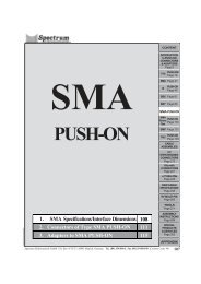 Download or view SMA - PDF - Spectrum Elektrotechnik GmbH