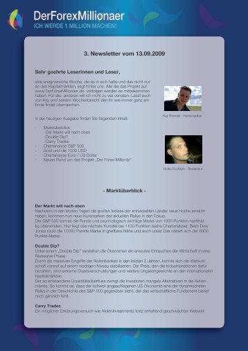 Forex newsletter