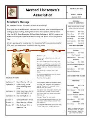 Merced Horsemen's Association - Merced Horsemen Association