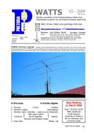 Display - Pretoria Amateur Radio Club