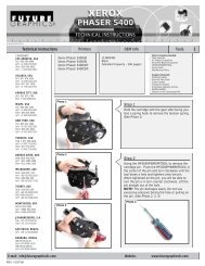 Technical Instructions - Xerox Phaser 5400