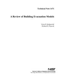 A Review of Building Evacuation Models - NIST Virtual Library