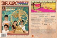 Hinduism Today October 2008 - Cover, Index, Front Articles