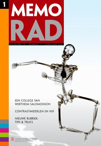 MemoRad 2007-1 - Nederlandse Vereniging voor Radiologie