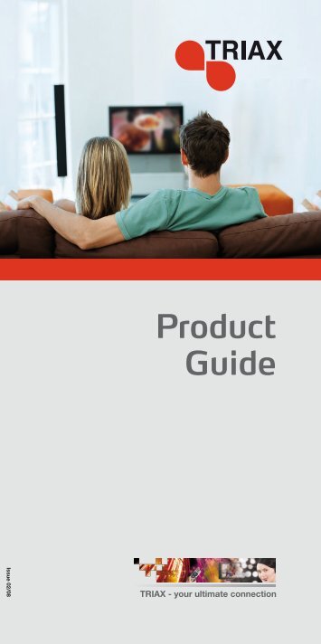 Product Guide - Triax