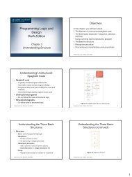 Programming Logic and Design Sixth Edition