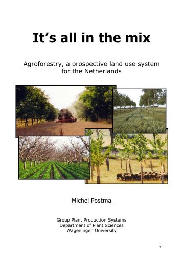 It's all in the mix - INRA Montpellier