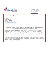 BlueStar Canada Names Ghassan Nassif As Regional ... - RSPA