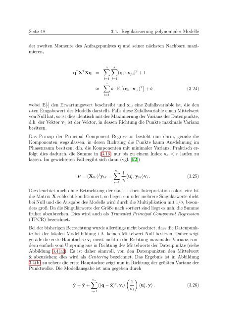 Optimierte lokale Modelle in der nichtlinearen Zeitreihenanalyse