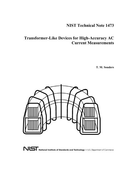 NIST Technical Note 1473 Transformer-Like Devices for High ...