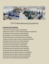 OTTO Manufacturing Equipment