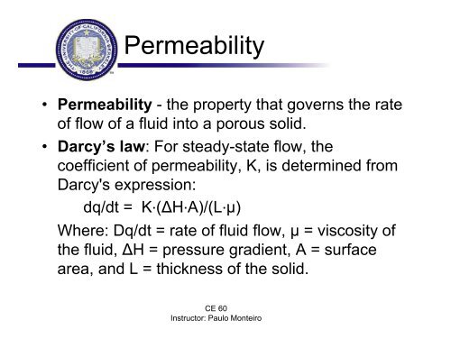 Durability of concrete: ability to resist weathering action, chemical ...