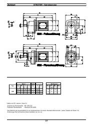 MaÃblatt STRÃTER - Getriebemotor 3/1