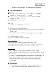 Protocol of Radiotherapy for Diffuse Large B-Cell Lymphoma ...