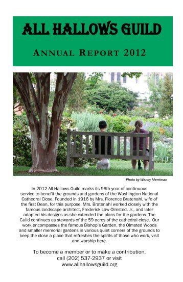 All Hallows Guild Annual Report 2012