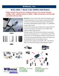 W3G-100U: 7 Band 3.5G/HSDPA USB Modem - WiBorne.com