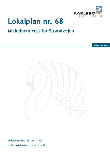 Lokalplan nr. 68 - Fredensborg Kommune