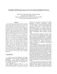 A Multiple LID Routing Scheme for Fat-Tree-Based InfiniBand ...