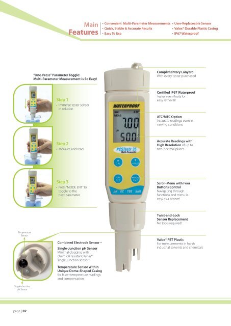 Testr 35 Series Brochure - Eutech