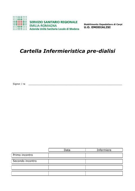 19b - Ambulatorio infermieristico in dialisi all.1 - AUSL - caposala.net