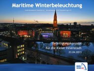 Maritime Winterbeleuchtung - Kiel-Marketing