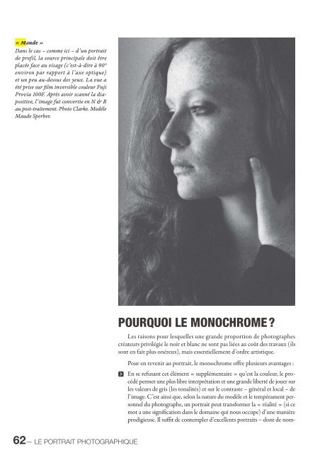 Le portrait photographique - Dunod