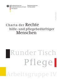 Charta der Rechte hilfe- und pflegebedÃ¼rftiger Menschen