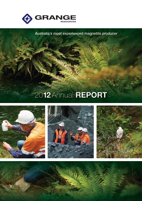 2012 Annual Report (2 April 2013) - Grange Resources