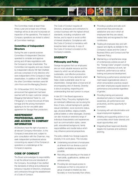 2012 Annual Report (2 April 2013) - Grange Resources