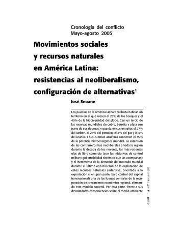 Movimientos sociales y recursos naturales en ... - Hecho HistÃ³rico