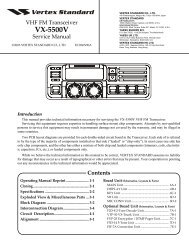 VHF Service Manual - radio communications equipment