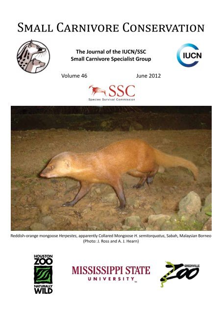 PDF - Small Carnivore Conservation