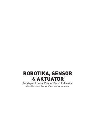 Robotika, Sensor dan Aktuator