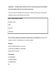 Appendix 2: Template data collection form for extracting study ...