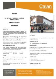 Swansea - Princess Way - Calan - Retail Property Advisors