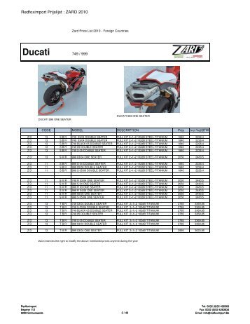 Ducati - Red Fox Import