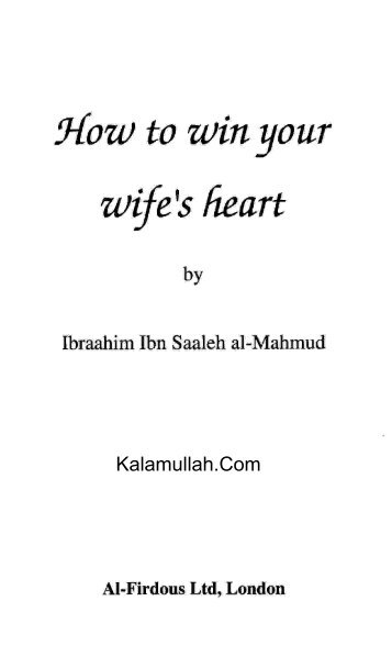 How to win your wife's heart? - PDF