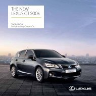 THE NEW LEXUS CT 200h - Kearys