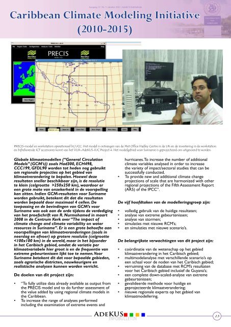 laatste nummer - Anton de Kom University of Suriname