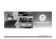 Part 1 - Otto Marine Limited