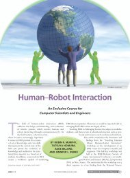 HumanâRobot Interaction - LASA - EPFL